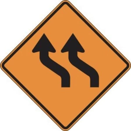 Accuform RIGID CONSTRUCT ION SIGN TWO LANE FRK461DP FRK461DP